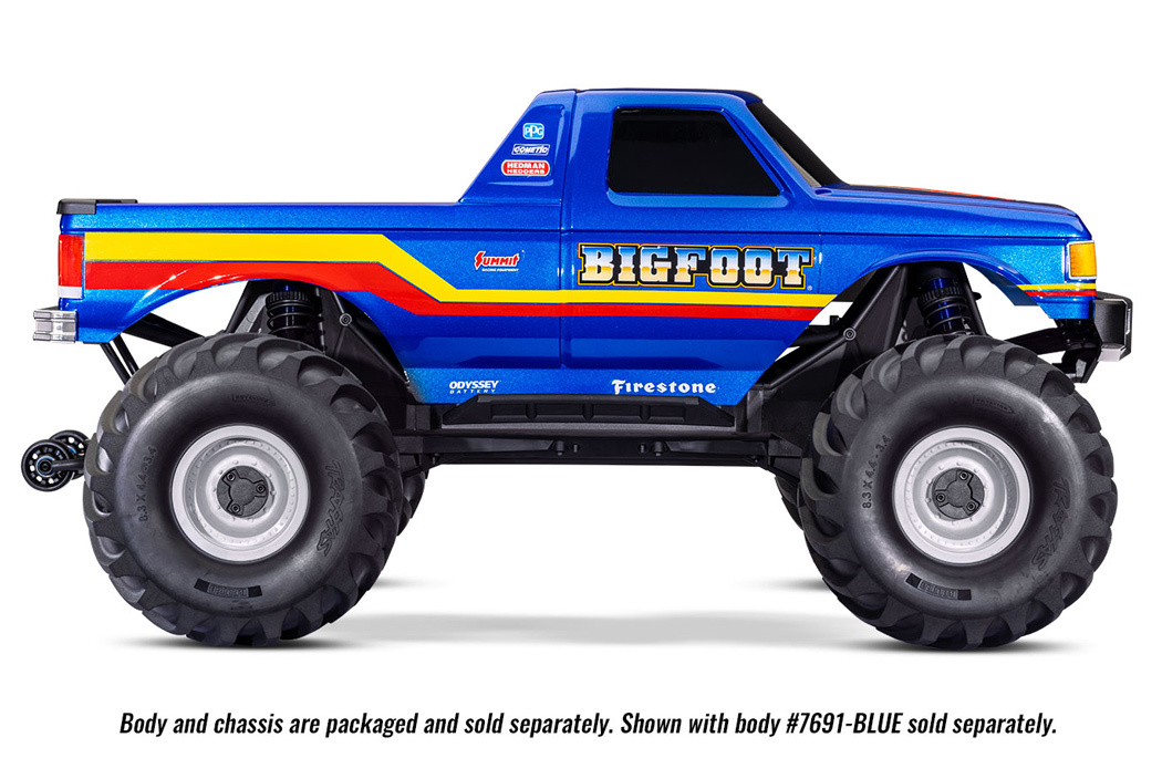 Traxxas X-Monster 8s Chassi 4WD Brushless TQi TSM (utan Kaross)