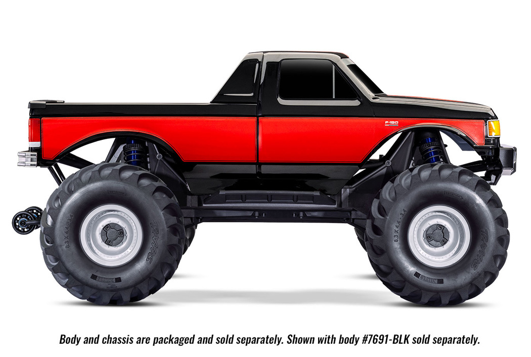 Traxxas X-Monster 8s Chassi 4WD Brushless TQi TSM (utan Kaross)