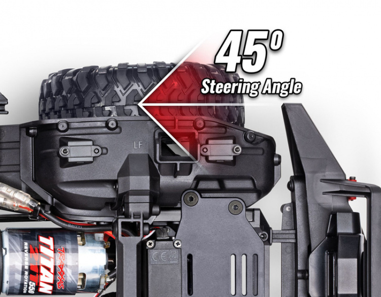 Traxxas TRX-4 Sport Scale Crawler Truck Clipless 4WD 1/10 Blå