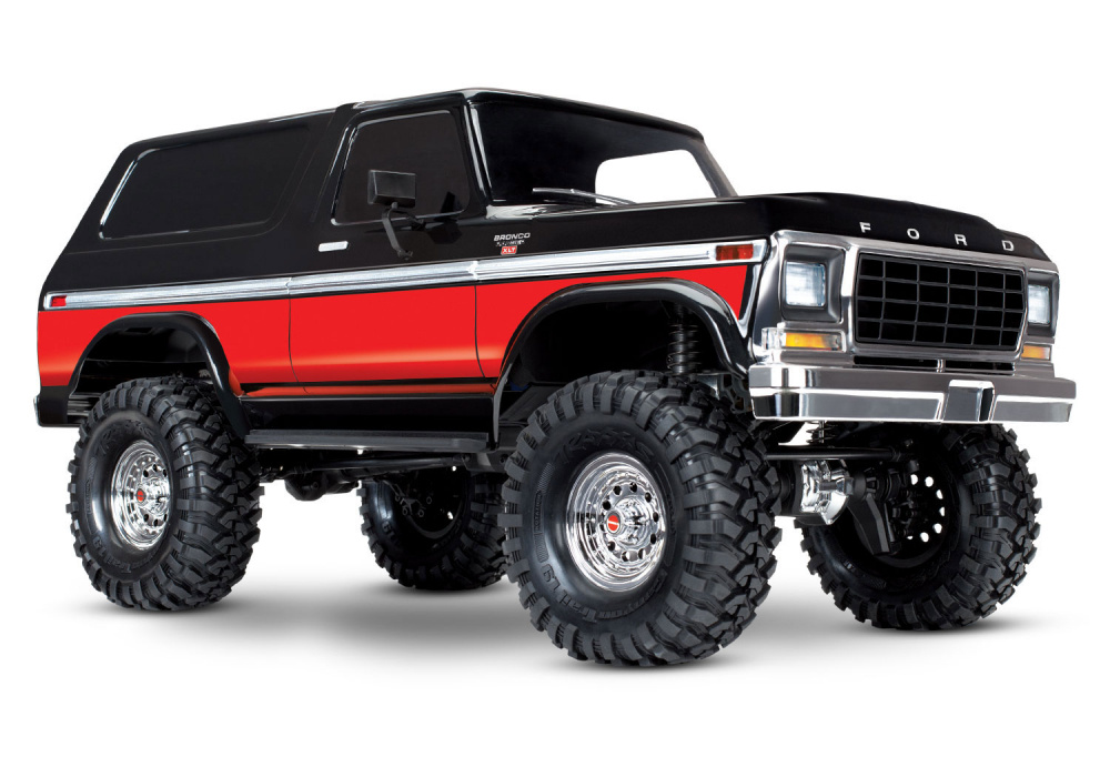 Traxxas TRX-4 Ford Bronco Ranger XLT Crawler Clipless 4WD 1/10 Röd