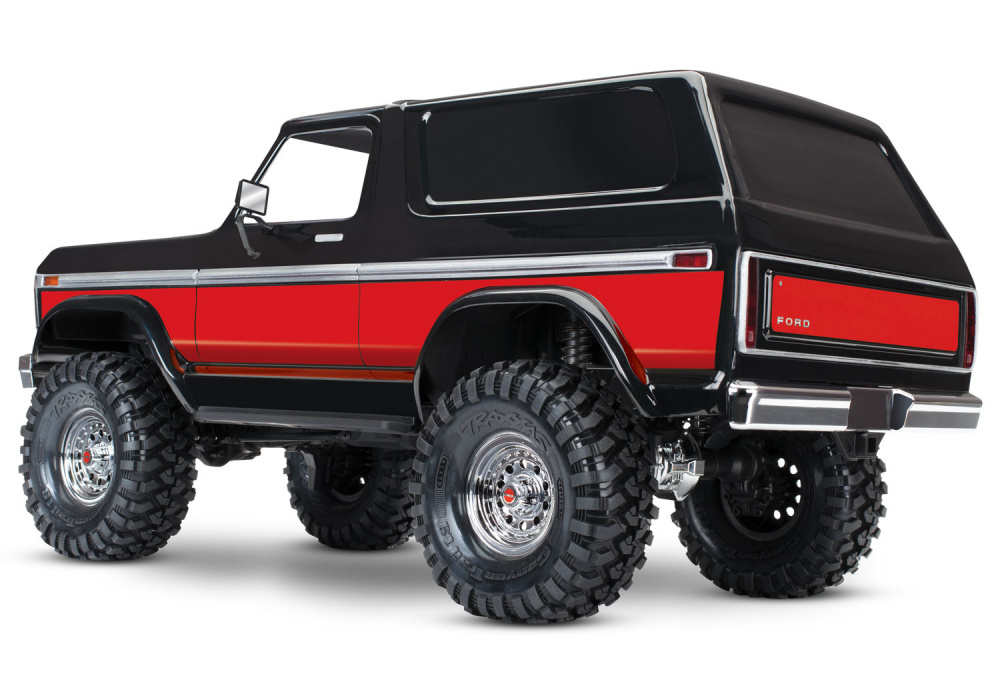 Traxxas TRX-4 Ford Bronco Ranger XLT Crawler Clipless 4WD 1/10 Röd