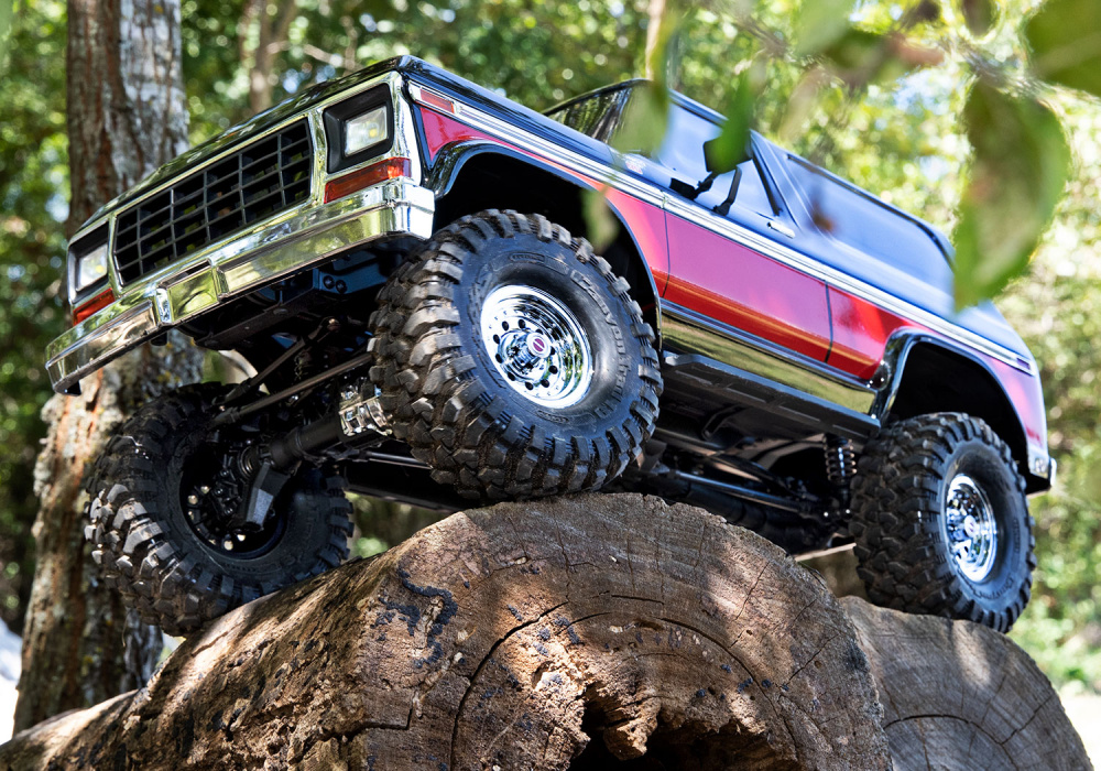 Traxxas TRX-4 Ford Bronco Ranger XLT Crawler Clipless 4WD 1/10 Röd