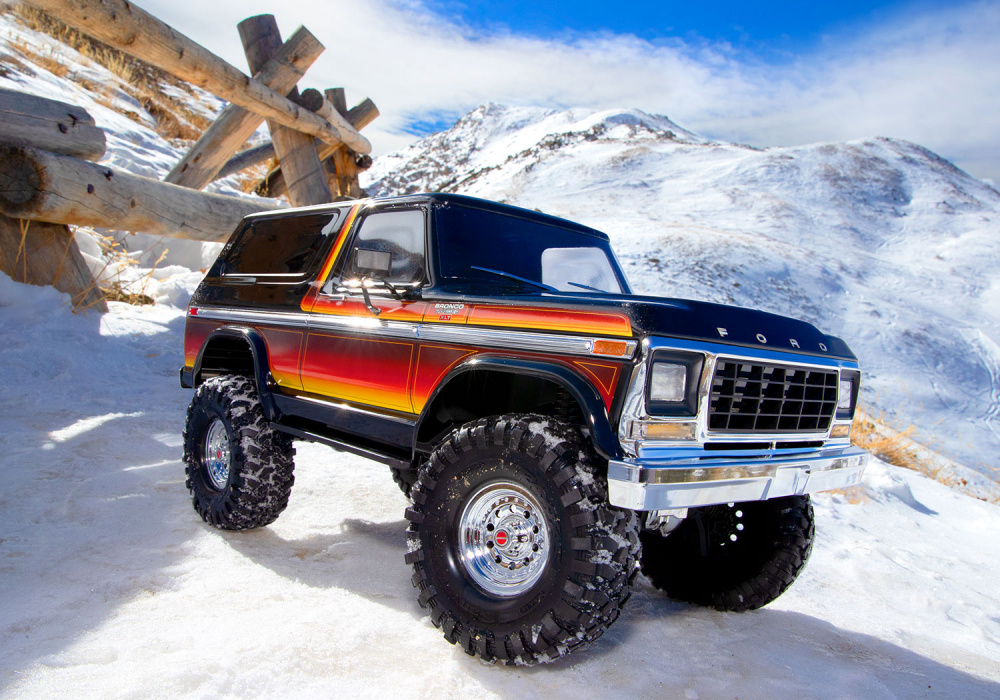 Traxxas TRX-4 Ford Bronco Ranger XLT Crawler Clipless 4WD 1/10 Sunset