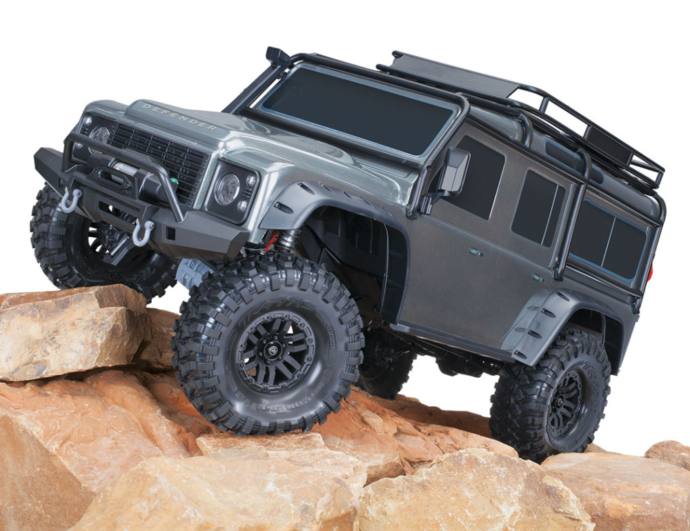 Traxxas TRX-4 Land Rover Defender Clipless Silver RTR