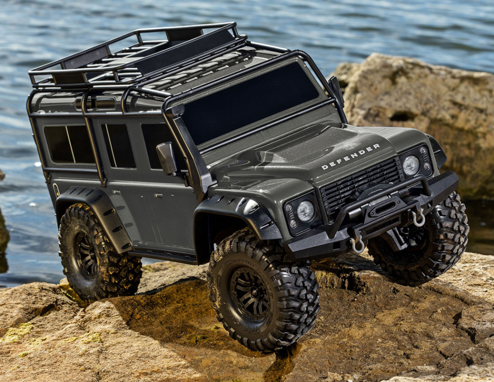 Traxxas TRX-4 Land Rover Defender Clipless Silver RTR