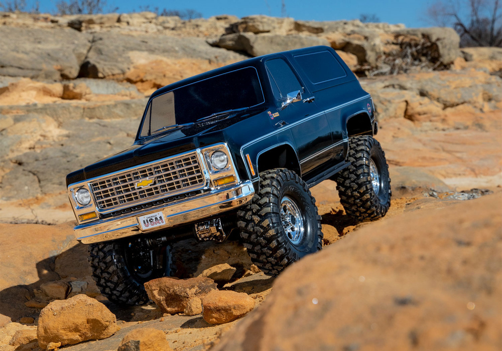 Traxxas TRX-4 Chevy Blazer Clipless 1/10 Svart