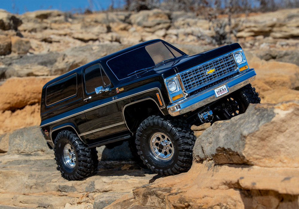 Traxxas TRX-4 Chevy Blazer Clipless 1/10 Svart