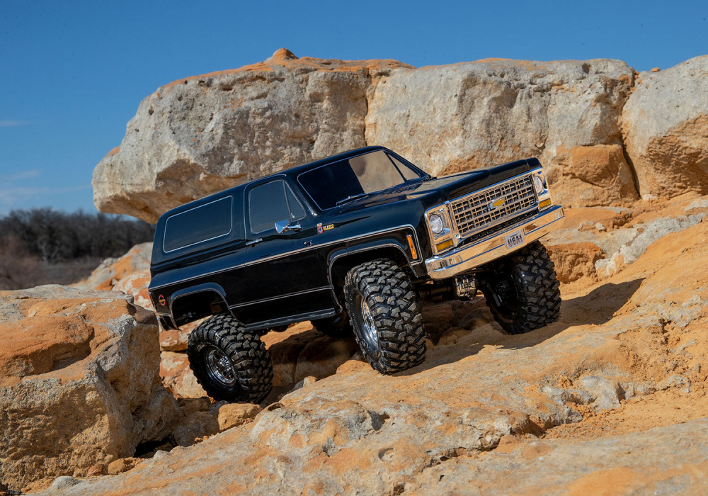 Traxxas TRX-4 Chevy Blazer Clipless 1/10 Svart
