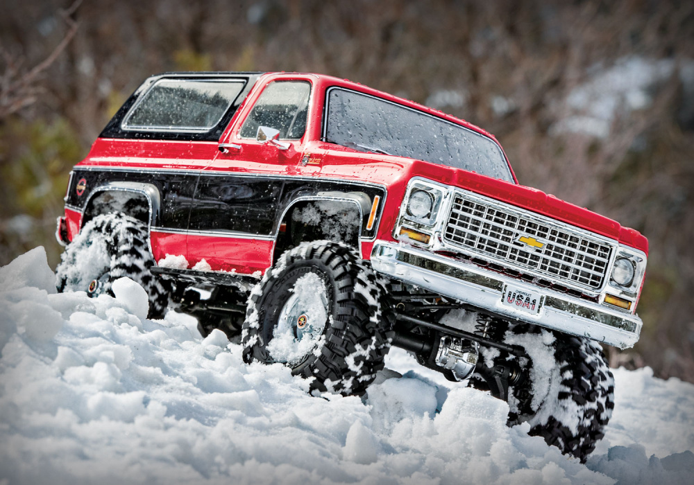 Traxxas TRX-4 Chevy Blazer Clipless 1/10 Röd