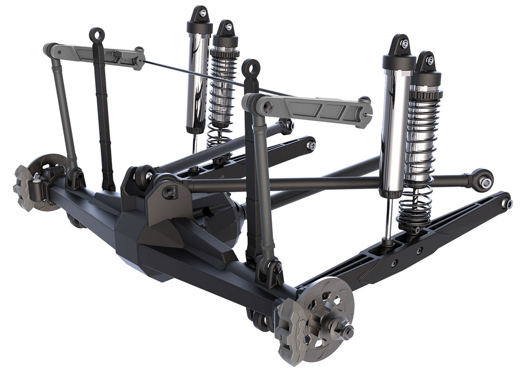 Traxxas UDR 4WD TQi TSM LED-set RTR RIGID-GRÖN