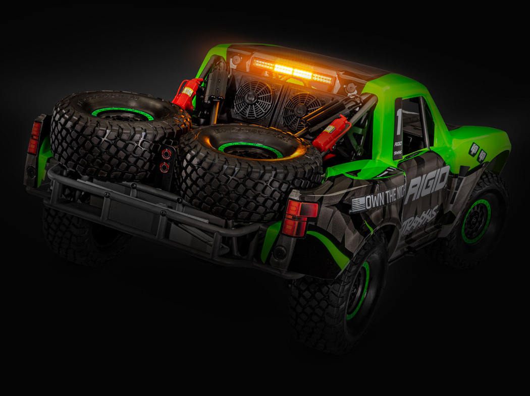 Traxxas UDR 4WD TQi TSM LED-set RTR RIGID-GRÖN