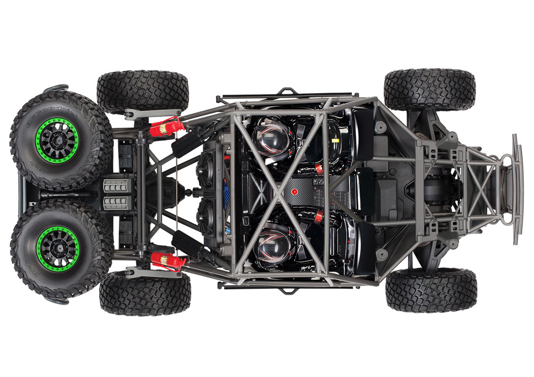 Traxxas UDR 4WD TQi TSM LED-set RTR RIGID-GRÖN