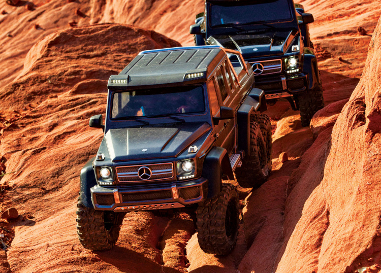 Traxxas TRX-6 Mercedes-Benz G63 AMG 6X6 Clipless Svart