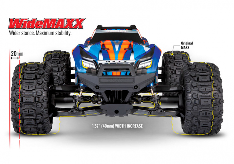 Traxxas Maxx Widemaxx 4WD 1/10 Grön