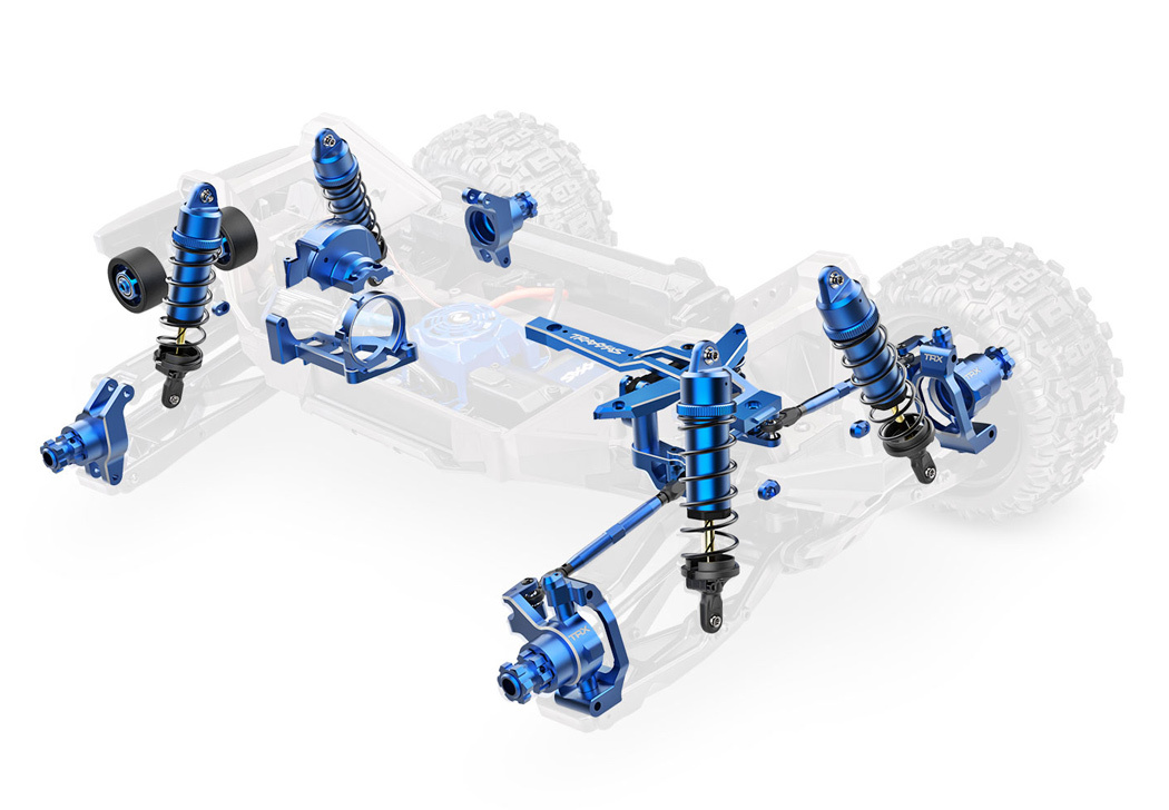 MAXX Ultimate VXL-4s 4WD 1/10 RTR TQi TSM Blå