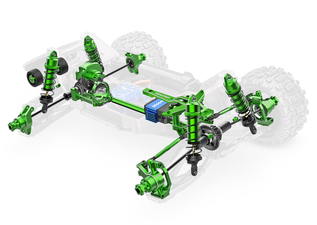 MAXX Ultimate VXL-4s 4WD 1/10 RTR TQi TSM Grön