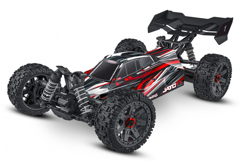 Traxxas Jato Buggy BL-2s 4WD EHD 1/8 Röd