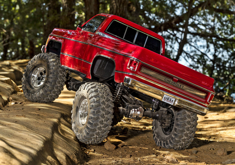 Traxxas TRX-4 Chevrolet K10 High Trail 4WD 1/10 Röd