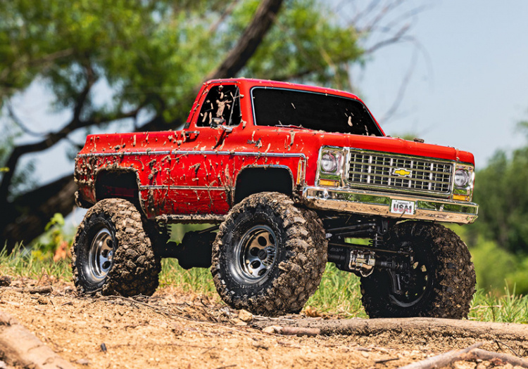 Traxxas TRX-4 Chevrolet K10 High Trail 4WD 1/10 Röd