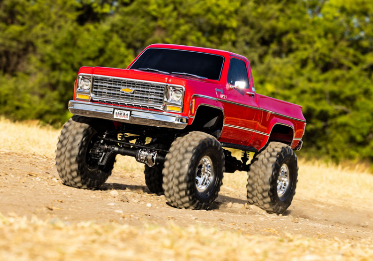 Traxxas TRX-4 Chevrolet K10 High Trail 4WD 1/10 Röd