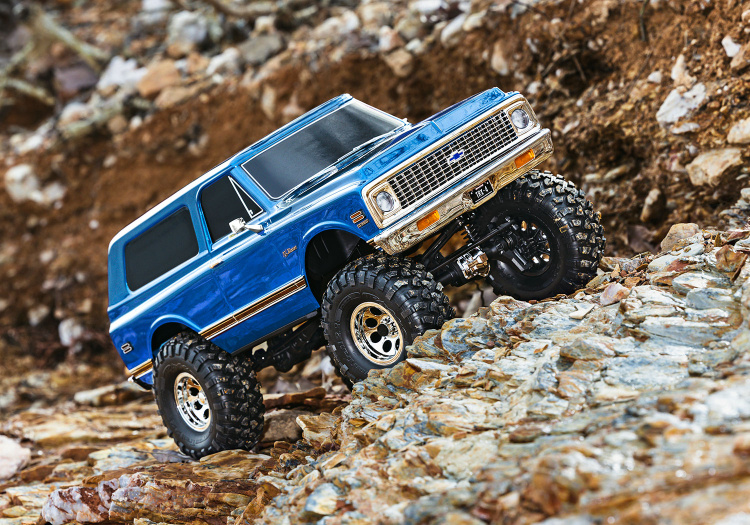Traxxas TRX-4 1972 Blazer High Trail 4WD 1/10 Blå