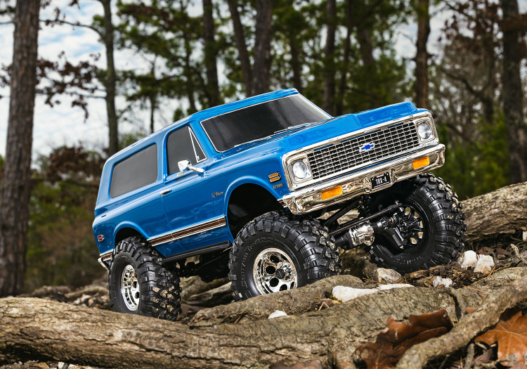 Traxxas TRX-4 1972 Blazer High Trail 4WD 1/10 Blå