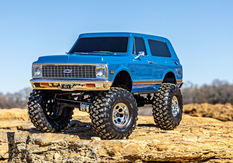 Traxxas TRX-4 1972 Blazer High Trail 4WD 1/10 Blå