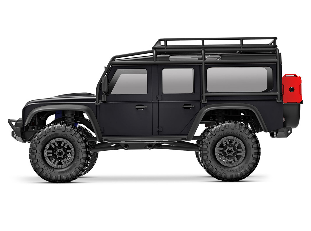 Traxxas TRX-4M 1/18 Defender Crawler Svart RTR - 2S LiPo/USB Laddare