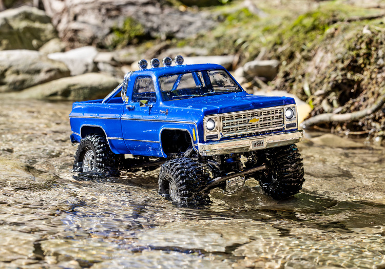 Traxxas TRX-4M Chevrolet K10 High Trail 4WD 1/18 Blå