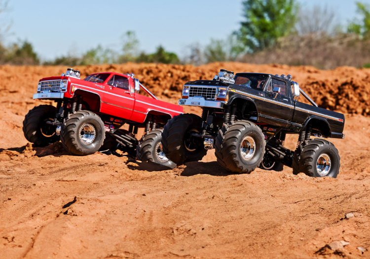 Traxxas TRX-4MT Ford F-150 Monster Truck 4WD 1/18 Svart