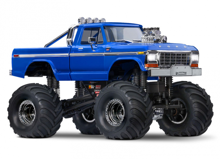 Traxxas TRX-4MT Ford F-150 Monster Truck 4WD 1/18 Blå