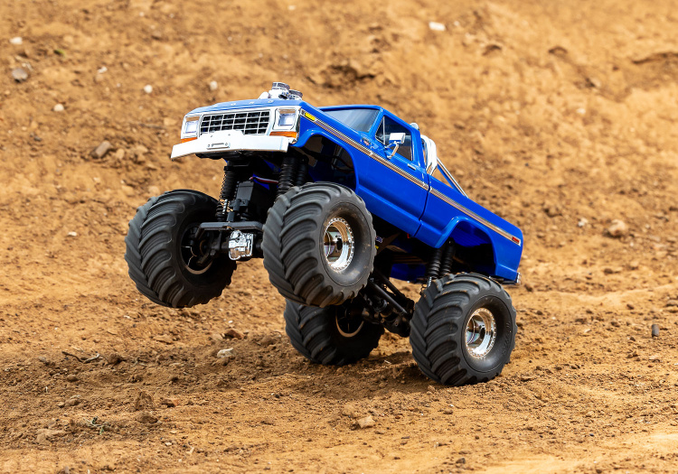Traxxas TRX-4MT Ford F-150 Monster Truck 4WD 1/18 Blå