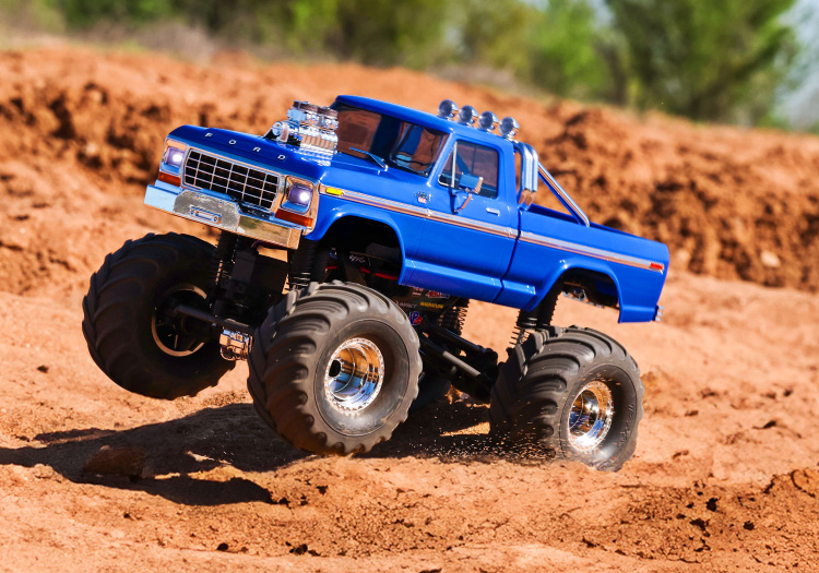 Traxxas TRX-4MT Ford F-150 Monster Truck 4WD 1/18 Blå
