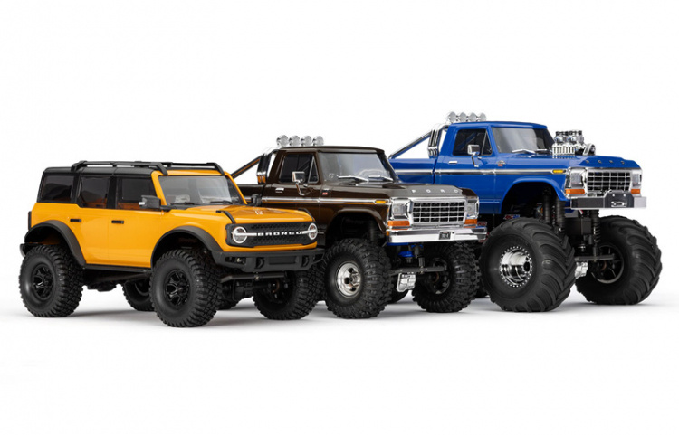 Traxxas TRX-4MT Ford F-150 Monster Truck 4WD 1/18 Blå
