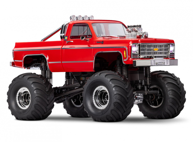 Traxxas TRX-4MT Chevrolet K10 Monster Truck 4WD 1/18 Röd