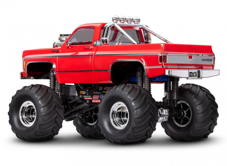 Traxxas TRX-4MT Chevrolet K10 Monster Truck 4WD 1/18 Röd
