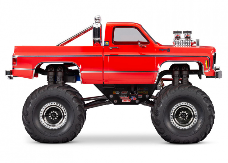 Traxxas TRX-4MT Chevrolet K10 Monster Truck 4WD 1/18 Röd