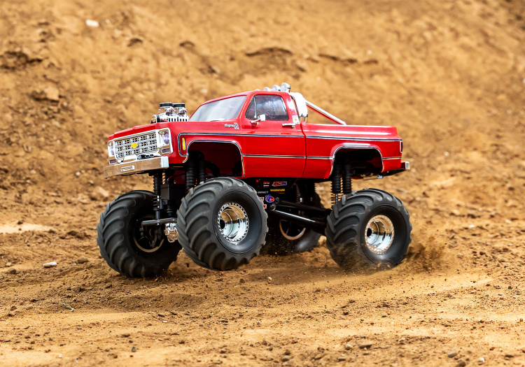 Traxxas TRX-4MT Chevrolet K10 Monster Truck 4WD 1/18 Röd