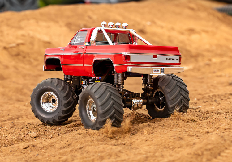 Traxxas TRX-4MT Chevrolet K10 Monster Truck 4WD 1/18 Röd