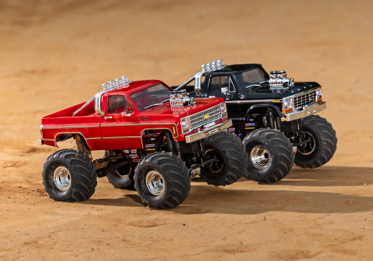 Traxxas TRX-4MT Chevrolet K10 Monster Truck 4WD 1/18 Röd