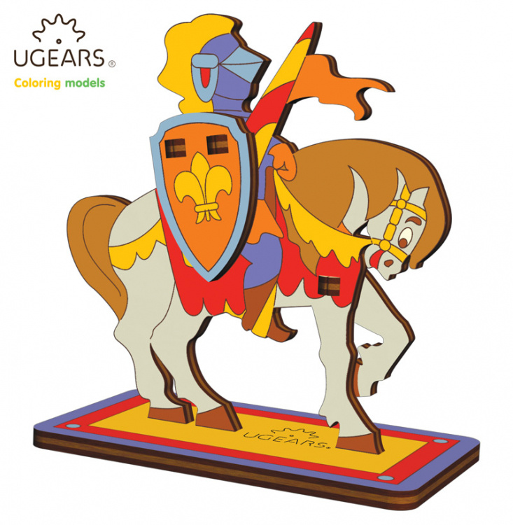 Ugears Riddare på Häst (för barn)