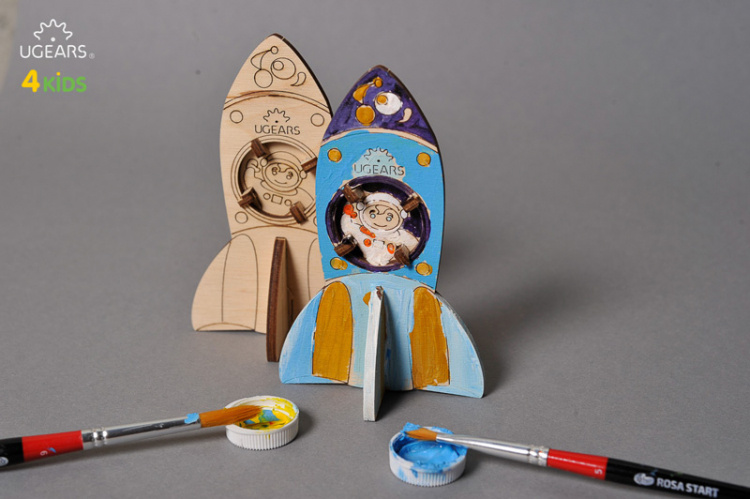 Ugears Raket (för barn)