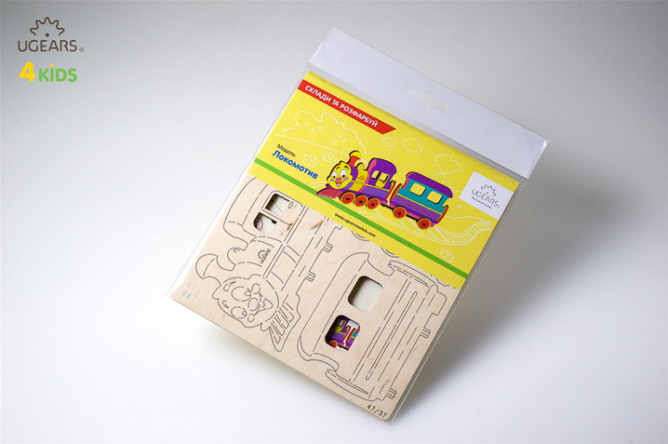 Ugears Lok med Vagn (för barn)