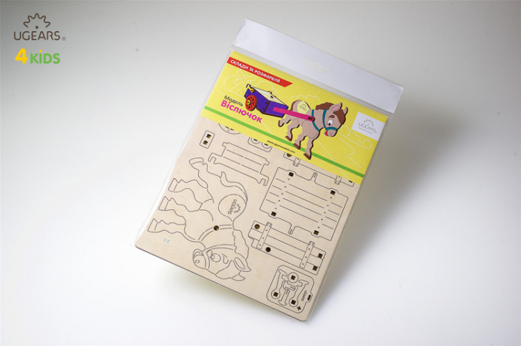 Ugears Åsna med Vagn (för barn)