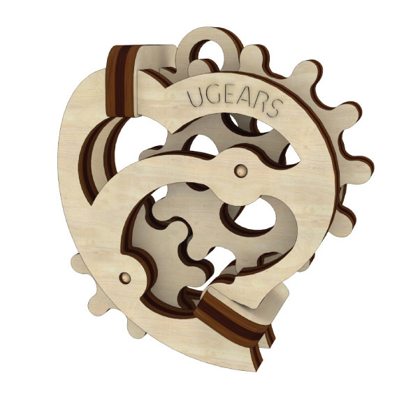 Ugears U-Fidget Tribiks