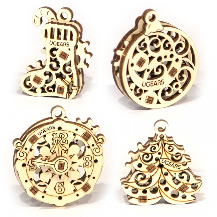 Ugears U-Fidget Happy New Year