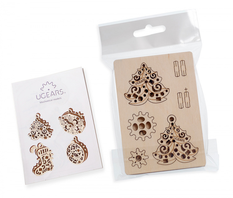 Ugears U-Fidget Happy New Year