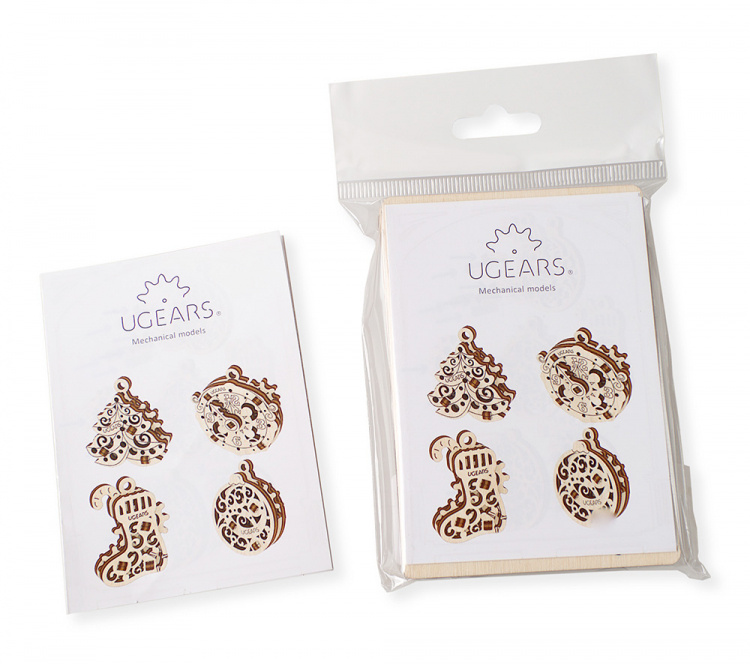 Ugears U-Fidget Happy New Year