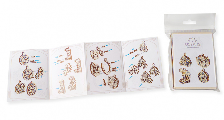 Ugears U-Fidget Happy New Year