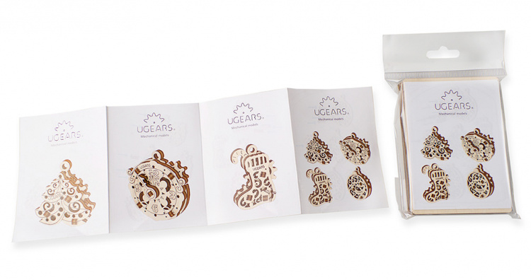 Ugears U-Fidget Happy New Year